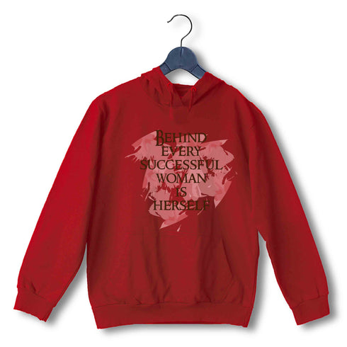 Feminista Feminism Behind every successful woman is herself UNISEX HOODIE Sweatshirts